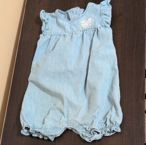 Carter's Light Blue Baby Romper